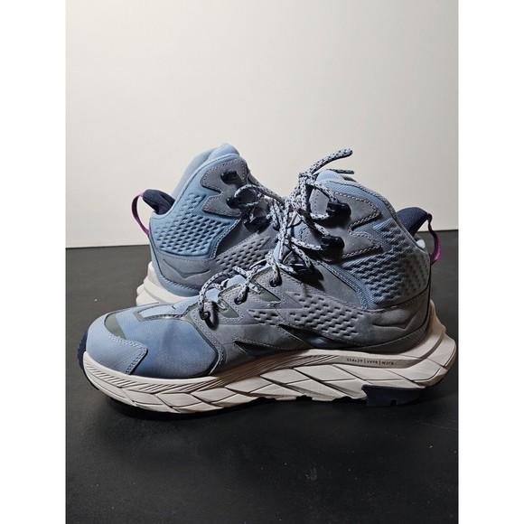 New Hoka One Womens Anacapa Mid GTX GoreTex Hiking Boot Shoes Size 9.5 B Blue - Picture 7 of 11